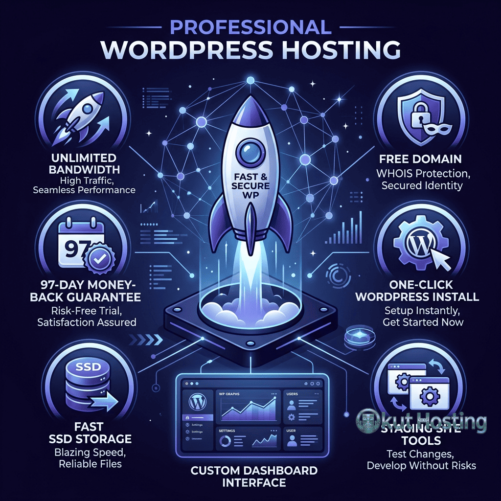 DreamHost WordPress hosting features